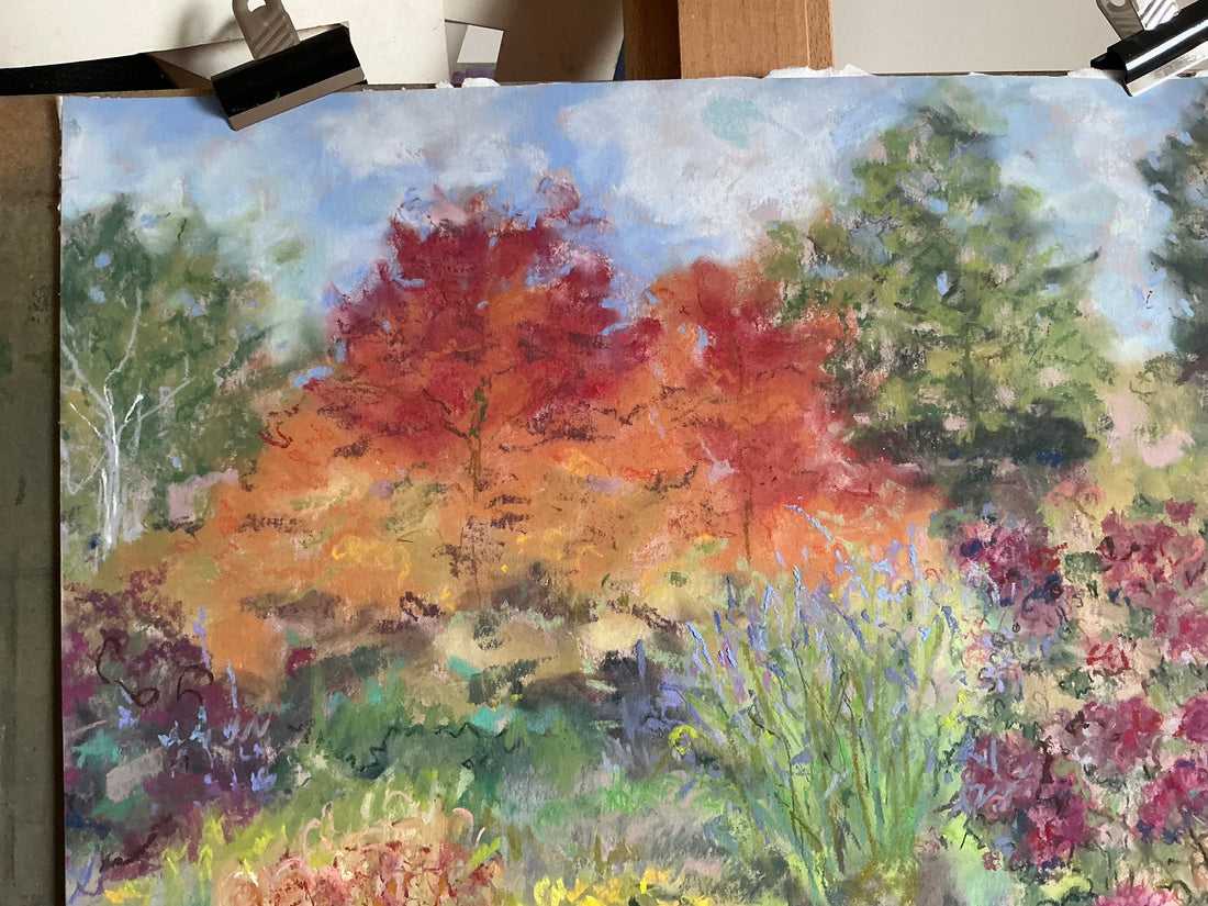 Friday 19th June Painting Trees in Pastels