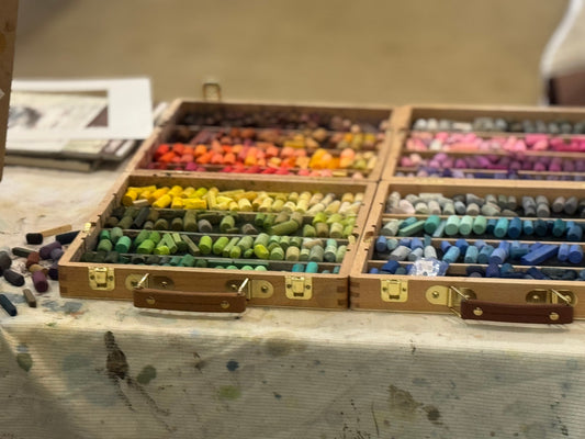 Soft pastel box of Moira Savage Pastel Artist