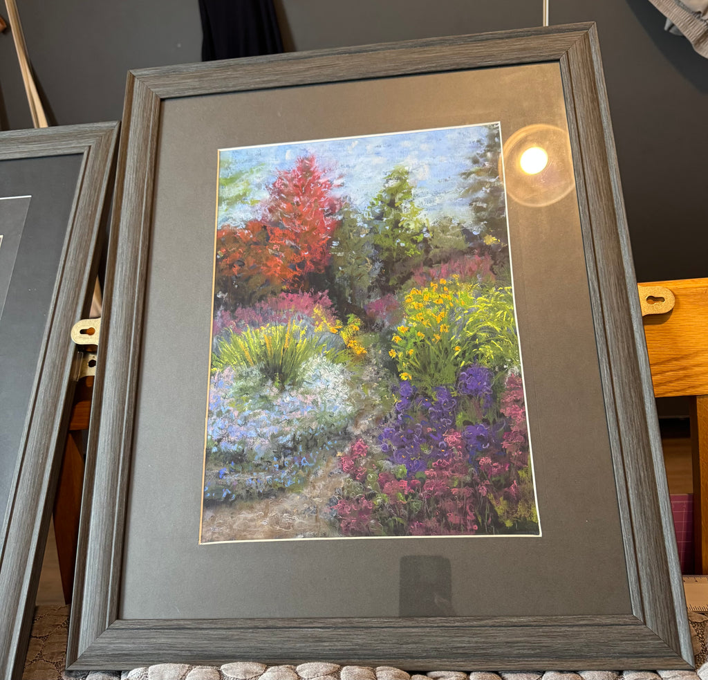 Michaelmas Star, original Soft Pastel