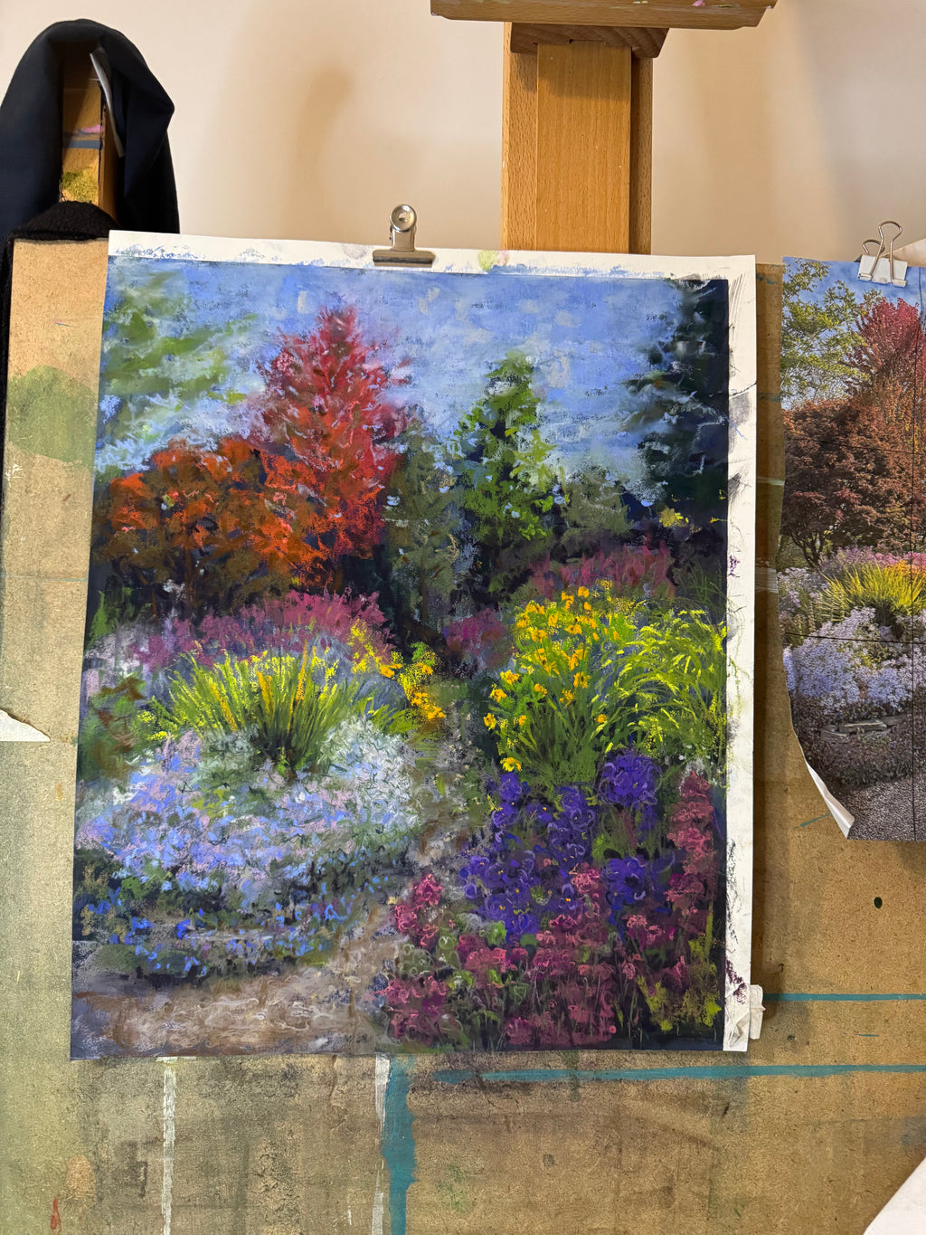 Michaelmas Star, original Soft Pastel