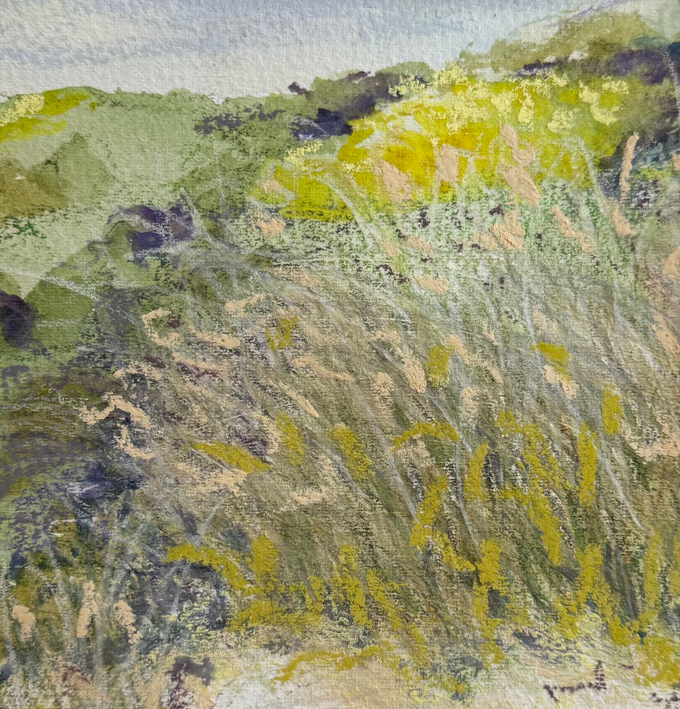 Sand Dunes 1, West Wittering Beach, West Sussex, Uk. Original Artwork