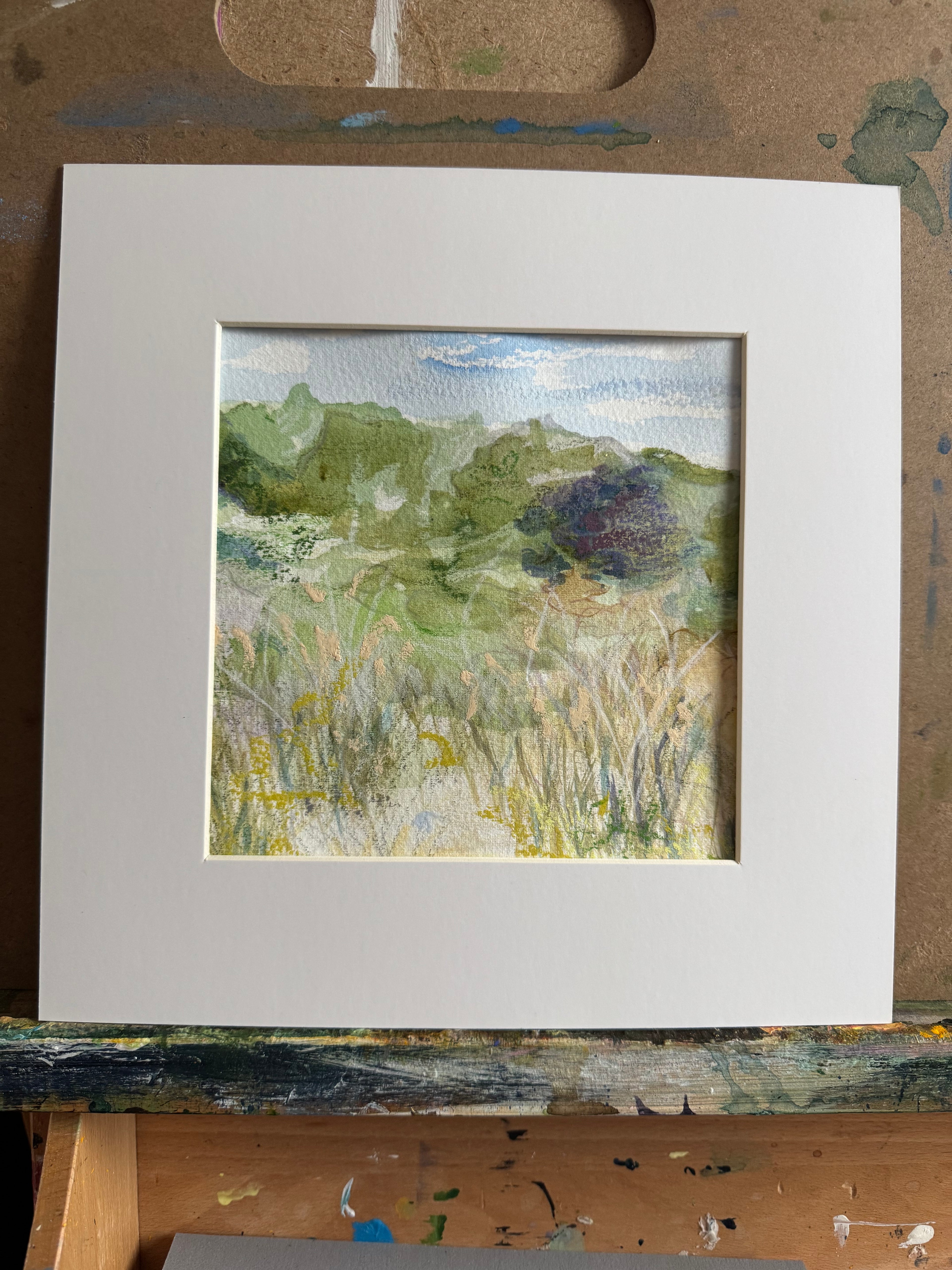 Sand Dunes 2, West Wittering Beach, West Sussex, Uk. Original Artwork